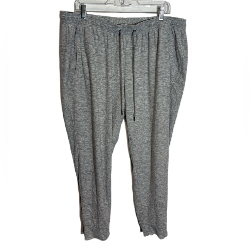Old Navy Stretchy Heather Gray Joggers with Drawstring Waist - size XL